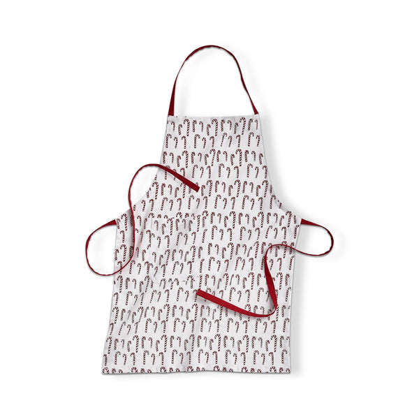 Close up view Tag Ltd Candy Cane Child's Chef Apron