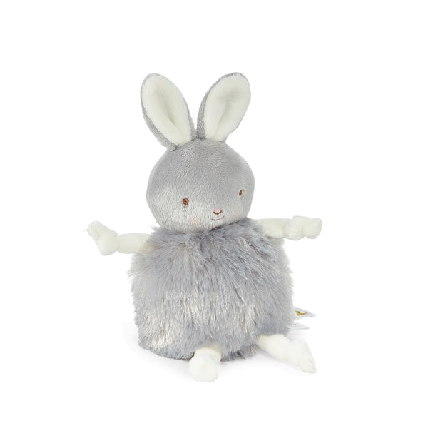 Angle view Bloom Bunny Roly Poly Stuffed Animal