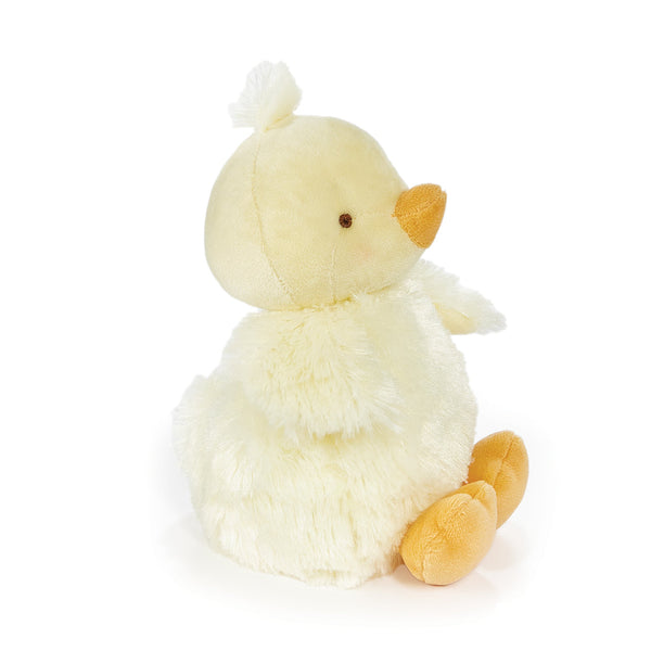 Alt side view Bunnies by the Bay Wee Peep Yellow Ducky Stuffed Animal Duck Toy