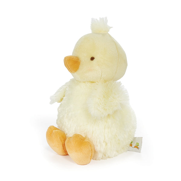 Side View Bunnies by the Bay's Wee Peep Yellow Duckie Stuffed Animal