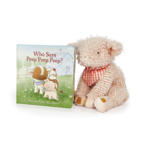 Who Says Peep Board Book & Hammie the Pig