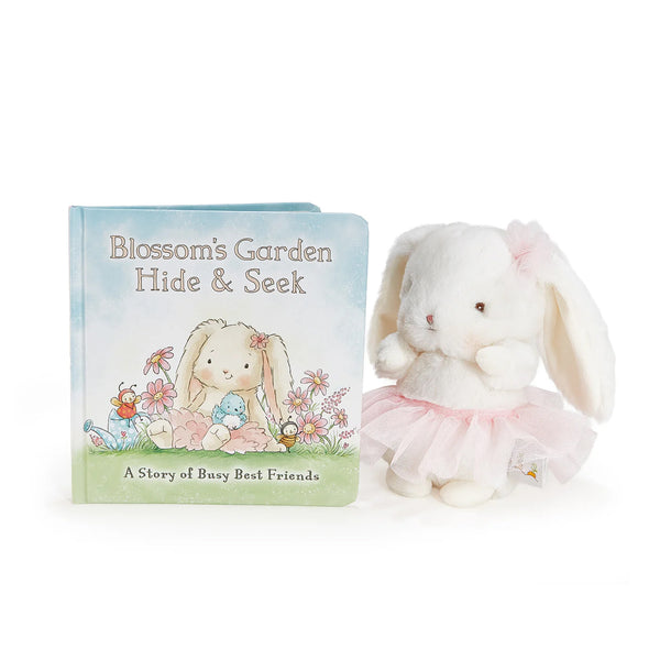 Blossom's New Hide & Seek Book & Stuffed Bunny