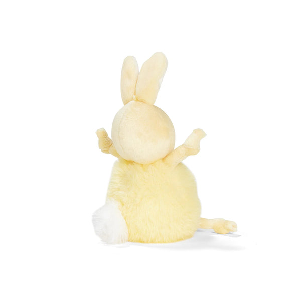 Back view of Lemongrass Bunny with White Tail