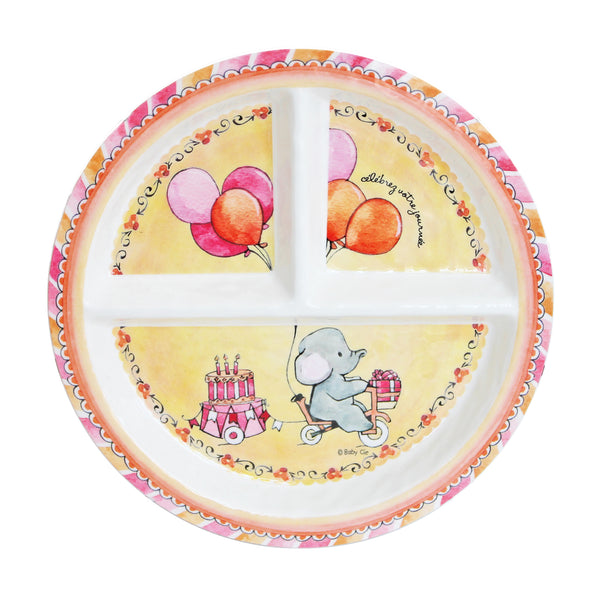 Baby Cie Round Sectioned Melamine Plate