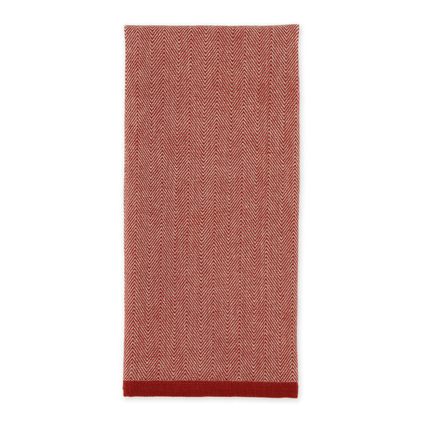 DII Rust Herringbone Kitchen Towel