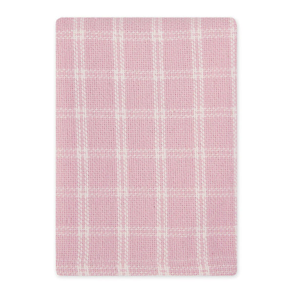 Pink & White Plaid Dish Cloth