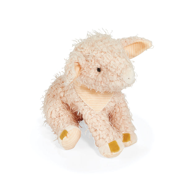 Right side View Bunnies by the Bay Hammie the Pig Stuffed Animal Baby Toy
