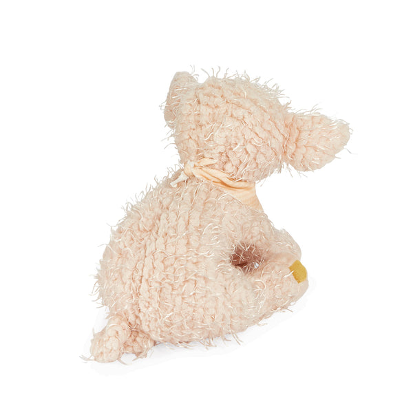 Back view Bunnies by the Bay Hammie the Pig Stuffed Animal Baby Toy