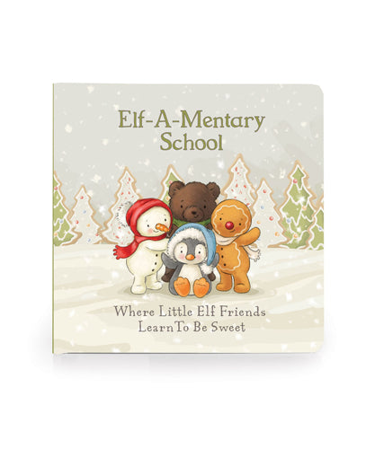 Elf-A-Mentary School Children's Winter Board Book by Bunnies by the Bay