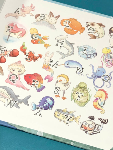 Page view of Sea Life in ABC Book