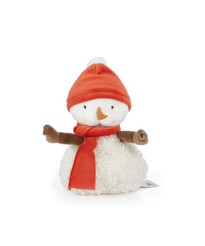 Bunnies by the Bay Marshmallow Snowman Roly Poly Stuffed Animal