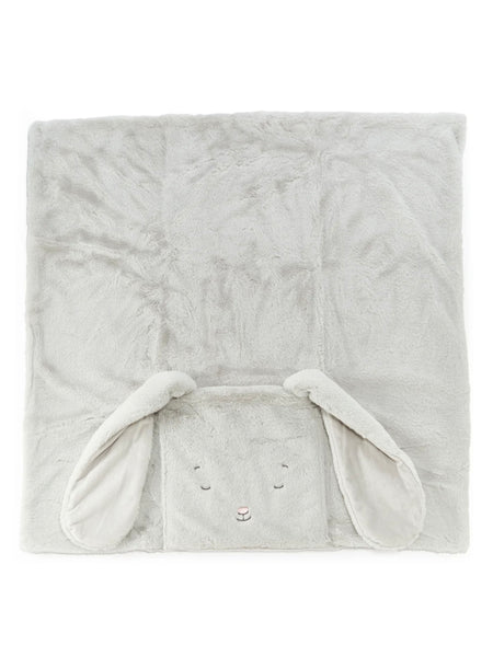 Bunnies by the Bay Gray Bloom Tuck Me In Blanket