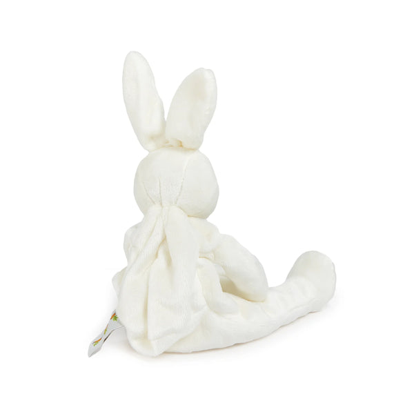 Back view White Bunny Pacifier Holder