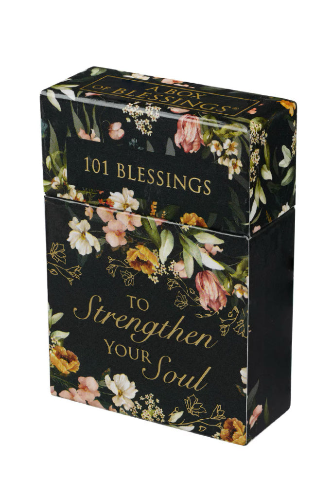 Angle view 101 Blessings to Strengthen Your Soul Encouragement Cards