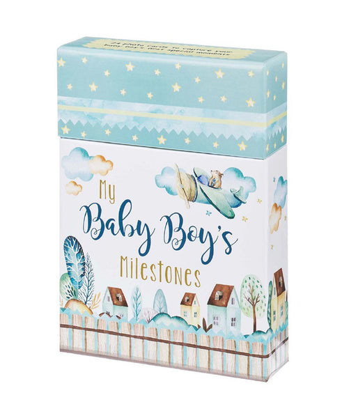 My Baby Boy's Milestones Memory Card Set