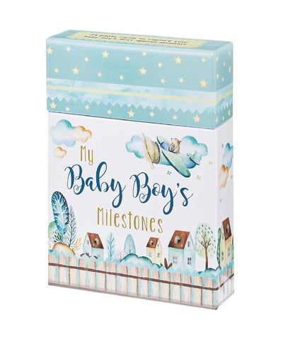 My Baby Boy's Milestones Memory Card Set