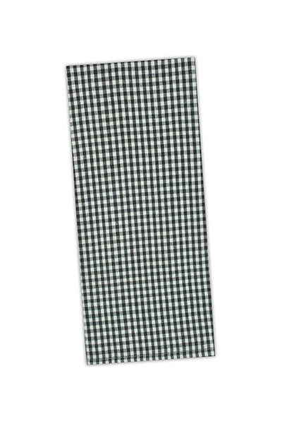 DII Black Chef Check Dishtowel