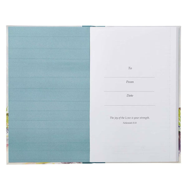 Aqua facing presentation pagewith Neh. 8:10