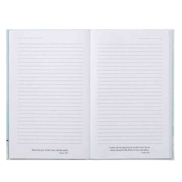 Lined page view with Scripture Verses