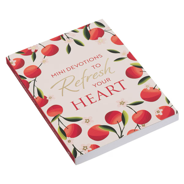 Angle view front cover with fruit & blossoms