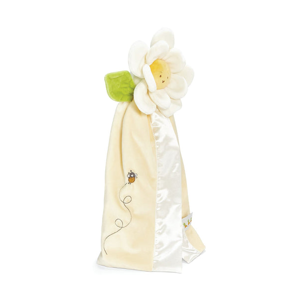 Side view of Daisy Buddy Blanket w/ Bee