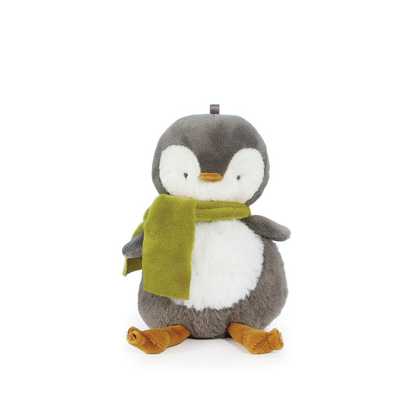 Close Up View Snowcone the Penguin Holiday Roly Poly Stuffed Animal from Bunnies by the bay