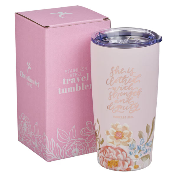 Tumbler with Pink Packaging Box