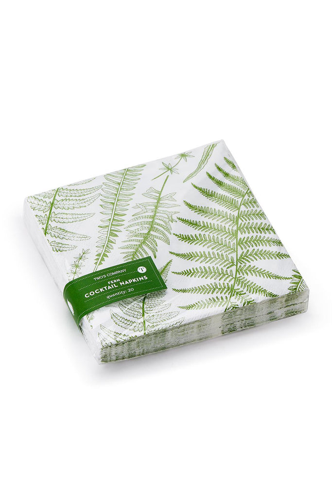 Two's Co Fern Paper Cocktail Napkins