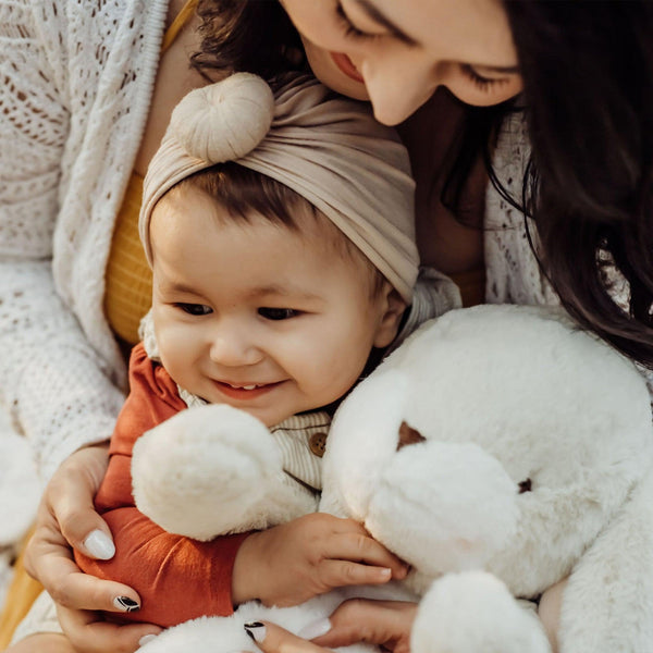 Family with Big Nibble Bunny Stuffed Animal