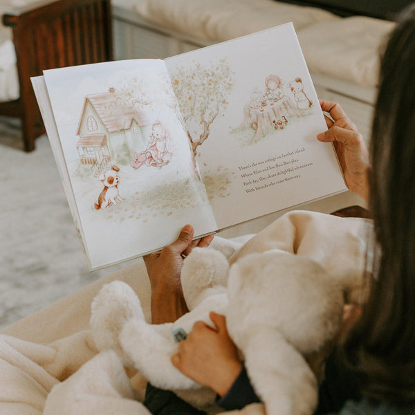 Bunnies by the Bay Page view of Bun Bun a Lovey Storybook