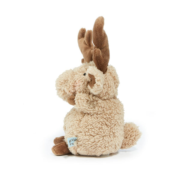 Side View Wee Bruce the Moose Woodland Stuffed Animal