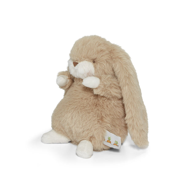 Alt Side View Of Almond Joy Caramel Colored Stuffed Animal Bunny