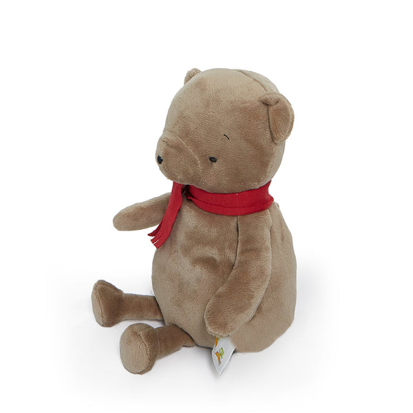 Side View Bunnies by the Bay Holiday Sweets Brownie Bear Stuffed Animal