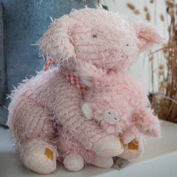 Bunnies by the Bay Baby & Me Alt View Hammie & Piglet the Pig Stuffed Animals