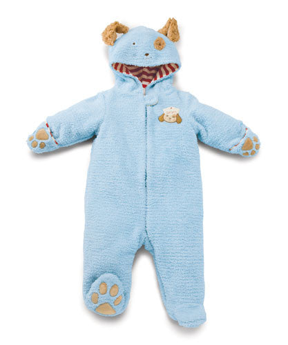 Bunnies by the Bay Blue Fleece Baby Puppy Dog Skipit Snugsuit Winter Baby Fleece Coveralls