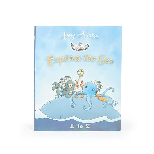 Close Up Avery the Aviator Book Cover w/ Snow Goose