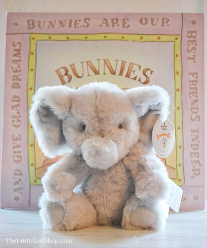 Bunnies by the Bay Gray Tiny Nibble Peanut Elephant Stuffed Animal