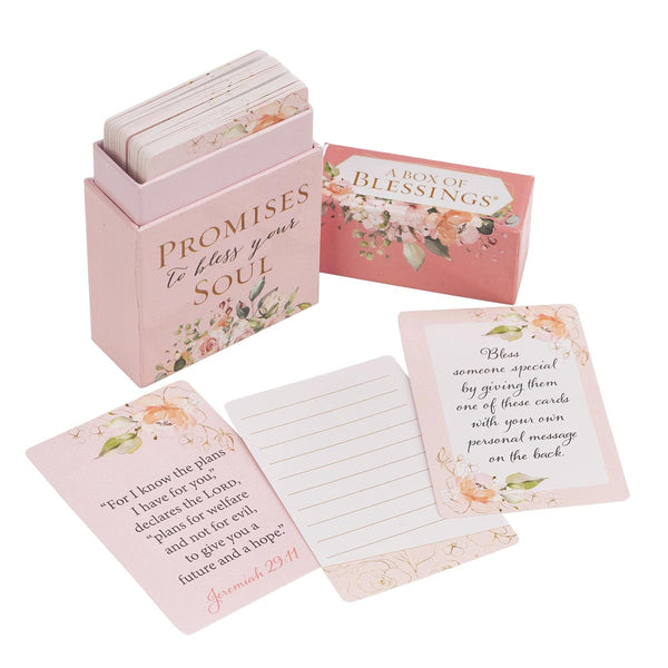 Open Blessing Box with Scripture Cards