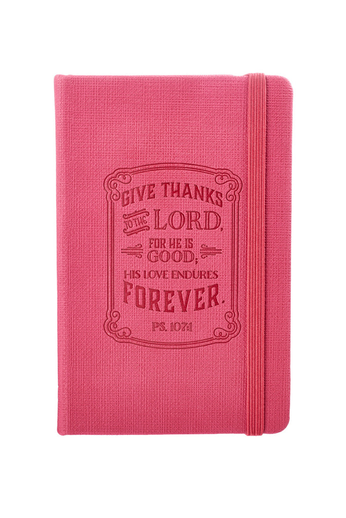 Hot Pink Pocket Notebook with Bible Verses