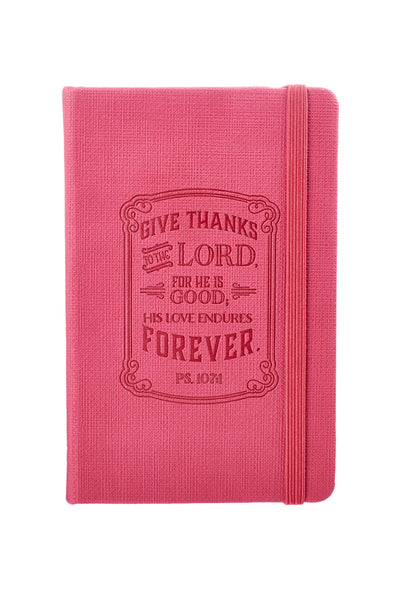 Hot Pink Pocket Notebook with Bible Verses