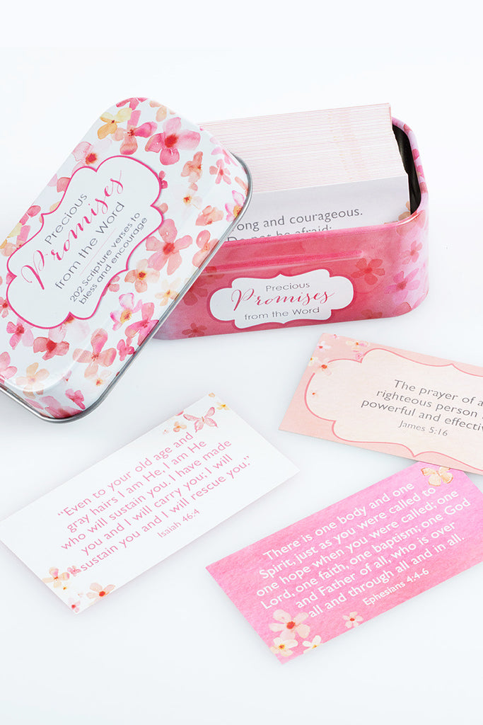 Precious Promise Scripture Tin & Cards