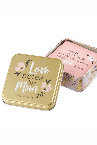 Pink & Gold Tin with Scripture Card Set