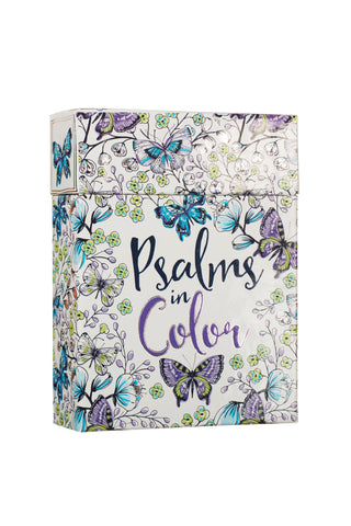 Psalms in Color Coloring Card Set