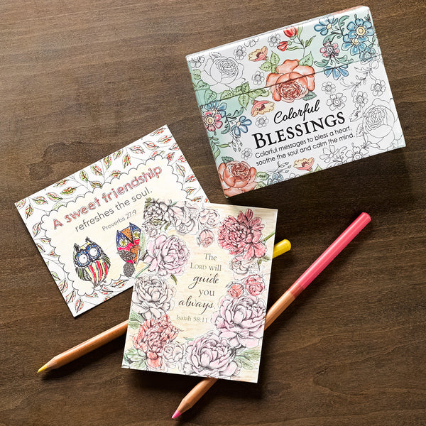 Coloring Card Box & Sample Cards