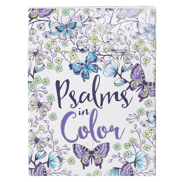 Close Up Psalms in Color Coloring Box