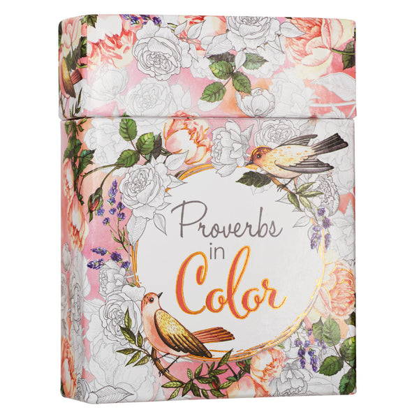 Close Up Proverbs Coloring Cards