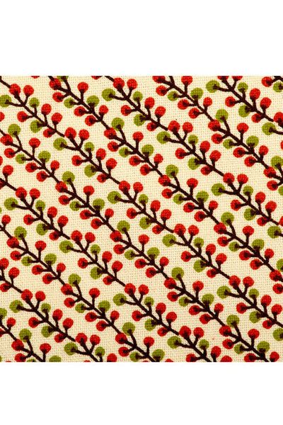 Detail View of Kitchen Towel Autumn Berry Pattern