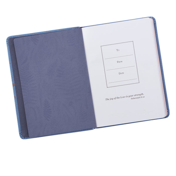 Classic Blue Strength & Dignity Proverbs 31:25 Journal ~ Presentation Page