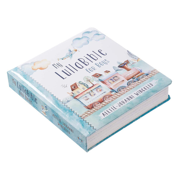 Side view LullaBible Book Train Cover
