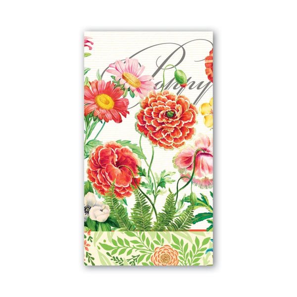 Close Up Michel Design Works Poppies & Posies Hostess Napkins